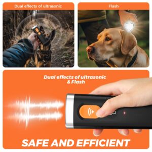 JOLLYJINKS Ultrasonic Dog Bark Deterrent Device for Training and Behavior Aids, Dog Barking Silencer for Indoor and Outdoor, Barks no More Dog Training Device