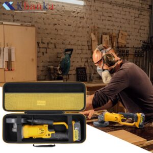 khanka Hard Travel Case Replacement for DEWALT DCG412B 20V MAX 4-1/2 Inch Angle Grinder Tool, Cordless,Case Only.