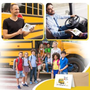 Motiskyy 36 Pack School Bus Driver Thank You Cards Back to School Bus Driver Greeting Cards School Bus Driver Appreciation Gifts Thank You for Keeping Me Safe Bus Driver for Graduation Retirement