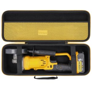 khanka hard travel case replacement for dewalt dcg412b 20v max 4-1/2 inch angle grinder tool, cordless,case only.