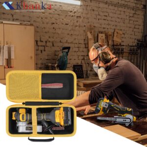 khanka Hard Travel Case Replacement for DEWALT DCM200B 20V MAX XR Cordless Bandfile Power Tool Belt Sander,Case Only.