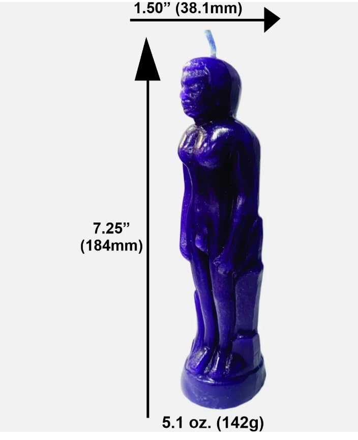 1 Piece Aura Figure Candle Blue Man Vela Figura Hombre Azul 7.50