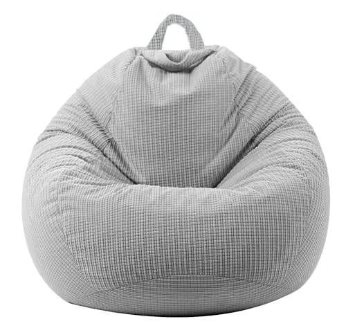 ENBAOHUI 3 Ft Bean Bag Chair Cover (No Filler) Stuffed Animal Storage Bean Bag Cover for Pets Dogs/Cats Bed Corduroy Stuffed for Organizing Plush Toys