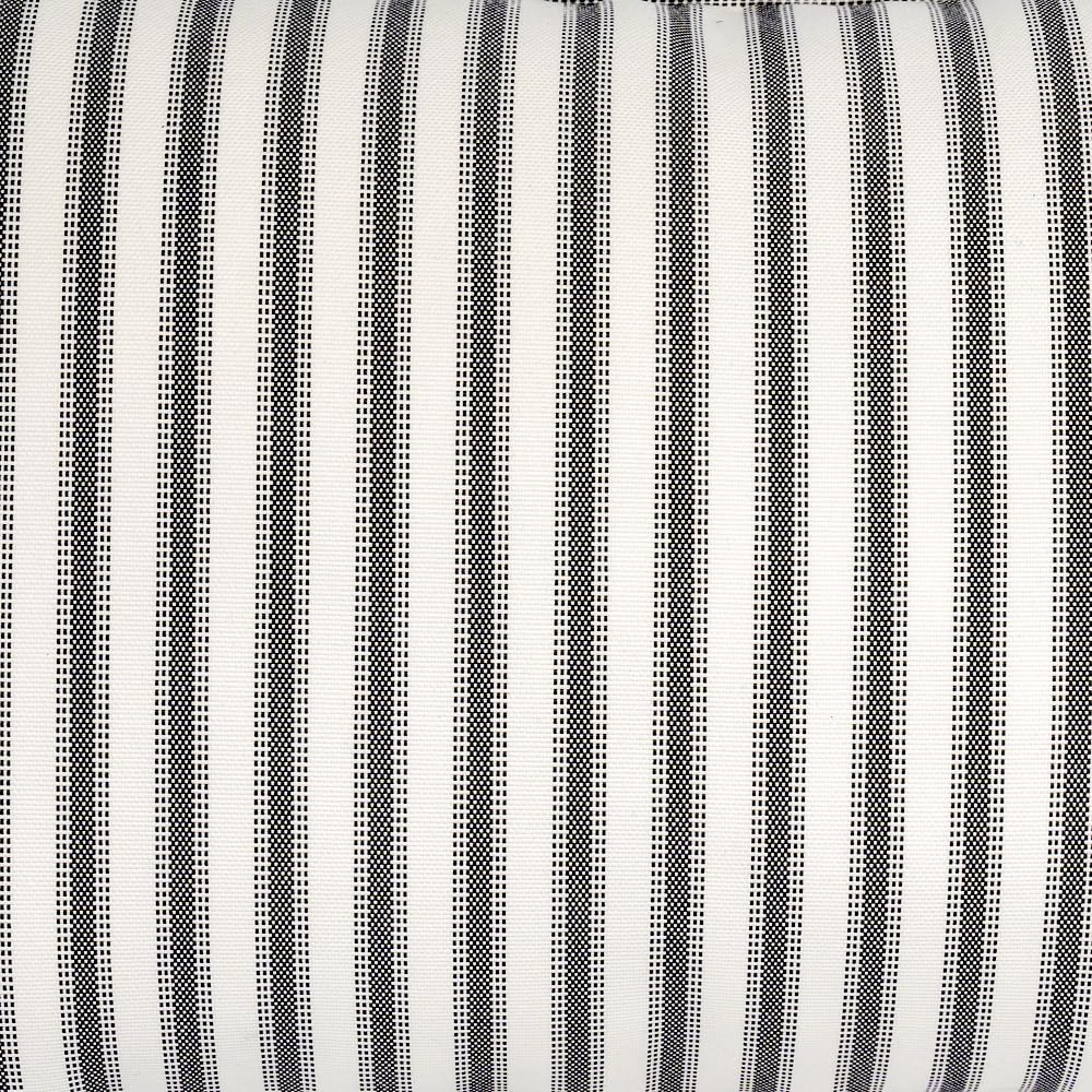 SUPMAISON Pack of 2 Decorative Indoor Outdoor Outdoor Pillow 20" x 12", (Polyester, Crestwood Stripe Gray)