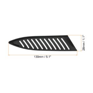 PATIKIL PP Safety Knife Cover Sleeves for 5" Ceramic Knife, 5 Pack Knives Edge Guard Blade Protector Universal Knife Sheath for Kitchen Chef Knife, Black