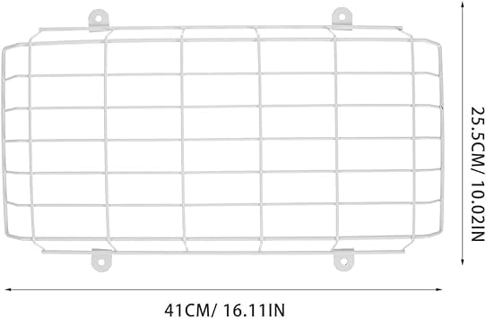 Wire Guard for Exit Sign Emergency Light Metal Wire Guard Damage Stopper Exit Sign Damage Cage Wall Mounted Emergency Signal Protective Cover