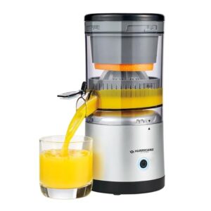 hurricane juicer, powerful cordless juice extractor machine, compact design fruit juicer with dishwasher-safe parts, rechargeable 500 rpm electric juicer for oranges, berries & more