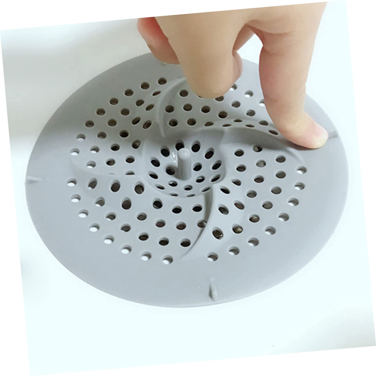 Veemoon 4pcs Floor Drain Cover Bathtub Strainer Bathtub Drain Cover Silicone Drain Cover Kitchen Sink Plug Sink Drain Filter Home Sink Filter Bath Sink Bath Filter Simple Kitchen Supplies