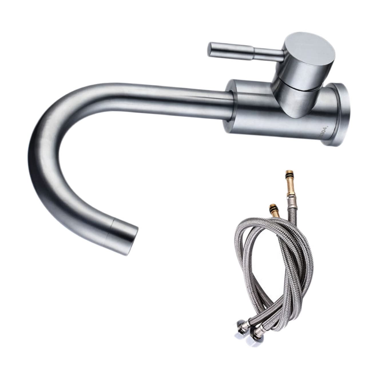 Generic Hot and Cold Water Faucet Spigot Uo Faucet Bar Sink Faucet Basement Faucet Bath with Chain Modern Bathroom Faucet Bathtub Fall Household