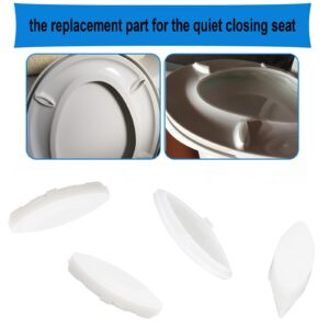 Toilet Seat Bumper for Kohler 1133070 1236365 Replacement Parts Set of 4