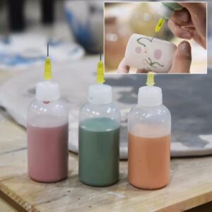 KIGITIK 8 Pack 30ml+50ml+100ml Glue Squeeze Bottle, Precision Tip Applicator Bottle, Needle Tip Squeeze Bottle, Glue Applicator Bottles, for Paint, Quilling, Craft, Ink, Oil