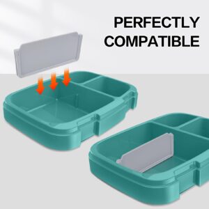 Enlisiwte 3 Pcs Replacement Insert Divider for Bentgo Fresh, Food Safe Tray Divider for Bentgo Fresh Lunch Box & for Bentgo Adult Lunch Box - Large Bento Box Divider