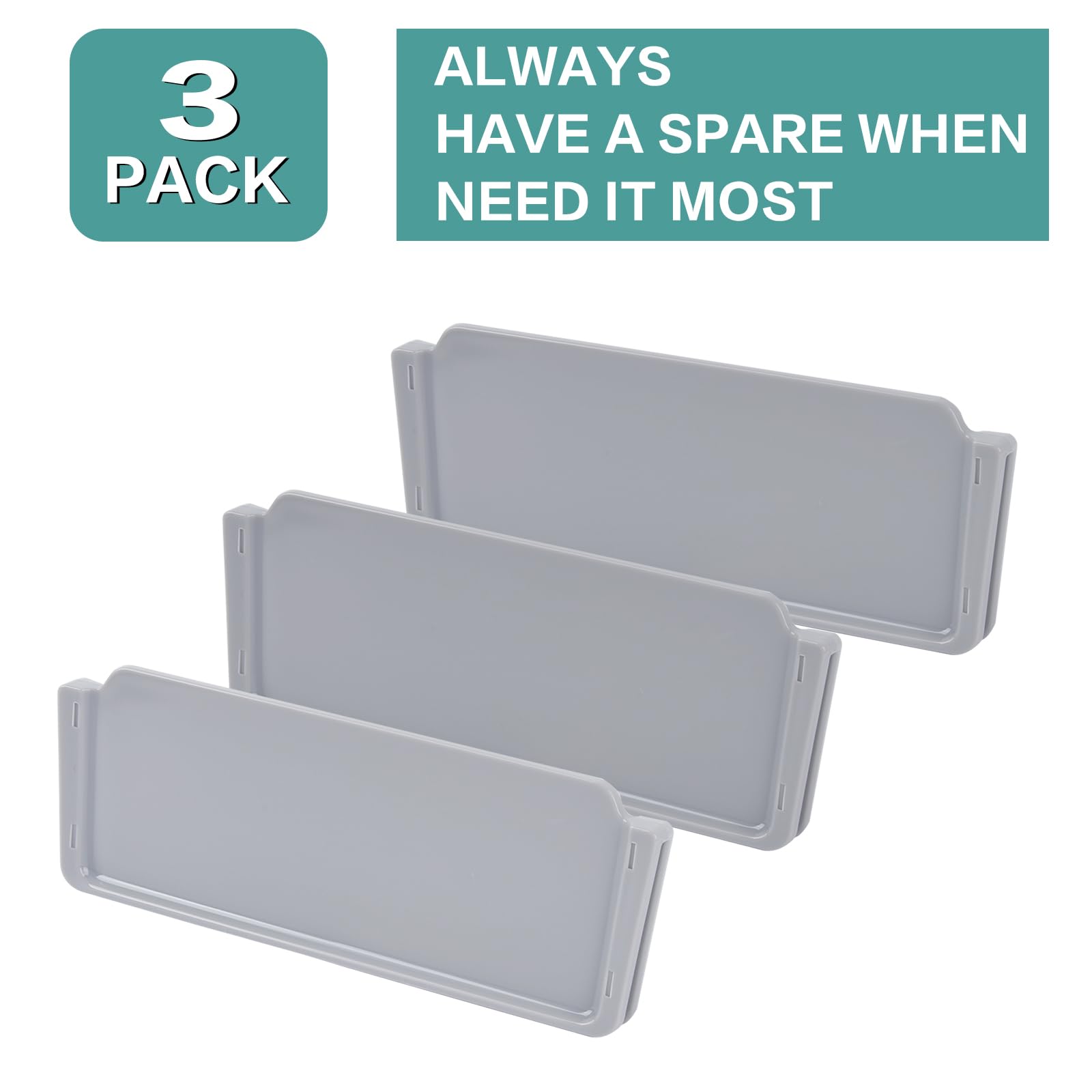 Enlisiwte 3 Pcs Replacement Insert Divider for Bentgo Fresh, Food Safe Tray Divider for Bentgo Fresh Lunch Box & for Bentgo Adult Lunch Box - Large Bento Box Divider