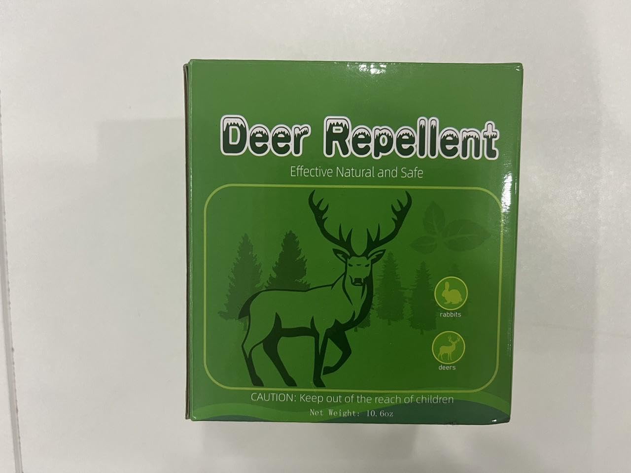 24 Pack Powerful Deer Repellent Balls, Natural Deer Deterrent and Rabbit Repellent Outdoor Keep Rabbits and Deer Away from Eating Plants, Lawns, Vegetables, Trees, Human & Pet Safe Deer Repellant