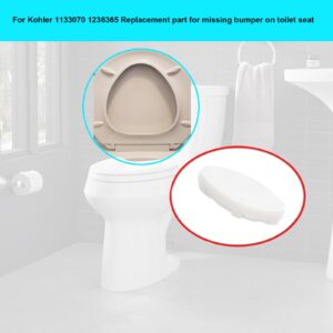 Toilet Seat Bumper for Kohler 1133070 1236365 Replacement Parts Set of 4