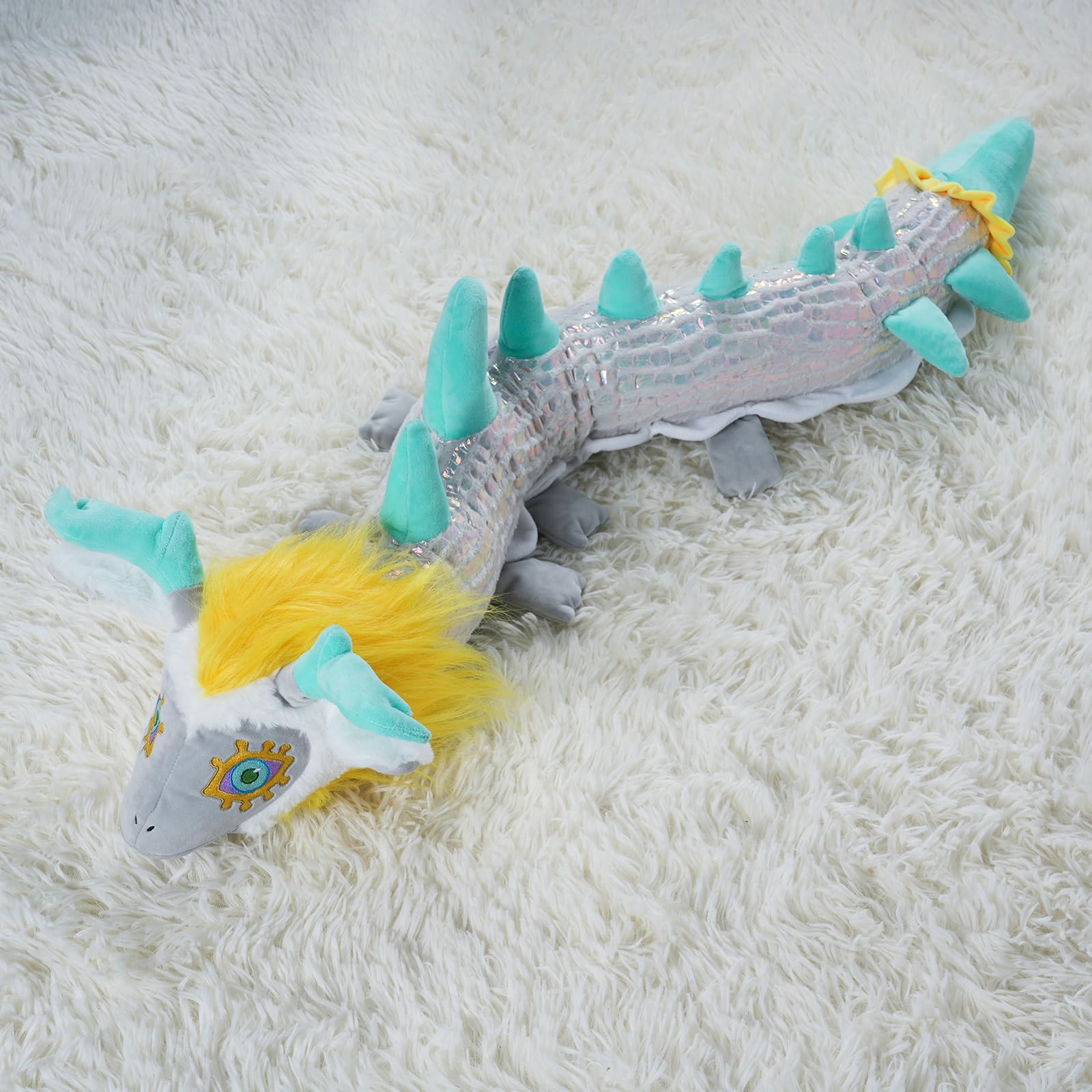 Nadou TLOZ Light Dragon Plush Pillow,43.3" Light Dragon Anime Stuffed Doll Can be Used as a Birthday, Christmas for Kids-Collectible Squishy Plushies