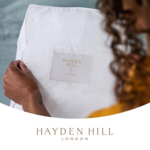 Hayden Hill Luxury Organic Cotton Sweater & Blanket Storage Bag - 20" Fits 9 Cashmere Sweaters or 2 Blankets - Moth Proof Garment Bag - Clothes Organizer With Zipper - Certified Carbon Neutral