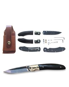 relic skills | diy folding knife making kit - made in the usa - gifts for dad - manly gifts - wood & leather - new fathers - tools & accessories - camping - family gifts - boys - girls