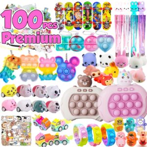 100 pcs premium party favors for kids 5-12,assortment party toys,goody bag fillers,classroom prizes,treasure box stuffers,birthday gift toy,pinata stuffers,carnival prizes for boys and girls