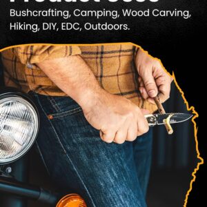 RELIC Skills | DIY Folding Knife Making Kit - Made in the USA - Gifts for Dad - Manly Gifts - Wood & Leather - New Fathers - Tools & Accessories - Camping - Family Gifts - Boys - Girls