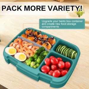 Enlisiwte 3 Pcs Replacement Insert Divider for Bentgo Fresh, Food Safe Tray Divider for Bentgo Fresh Lunch Box & for Bentgo Adult Lunch Box - Large Bento Box Divider