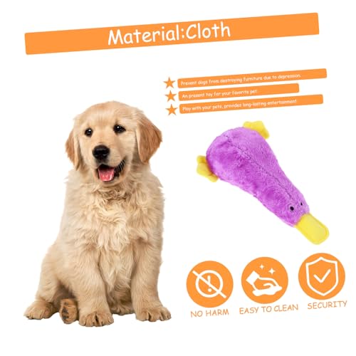 Kisangel Plush Chew Toys for Dogs Dog Chewing Toys Dog Dental Chew Toys Outdoor Dog Toys Crinkle Dogs Toy Cartoon Squeaky Toy Dog Teeth Cleaning Toy Pet Toys Pet Dog Cloth Indestructible