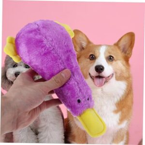 Kisangel Plush Chew Toys for Dogs Dog Chewing Toys Dog Dental Chew Toys Outdoor Dog Toys Crinkle Dogs Toy Cartoon Squeaky Toy Dog Teeth Cleaning Toy Pet Toys Pet Dog Cloth Indestructible