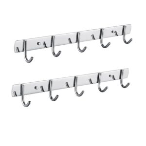 thtaj 2 pack jacket hanger wall mount, closet hooks wall mount，wall hooks for hanging,jacket hooks wall mount，clothing hooks wall mount，hanging coat rack ，coat hooks for wall， coat rack wall mount