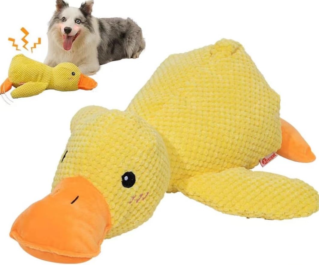 Generic The Mellow Dog Calming Duck Toy - Zentric Quack-Quack Duck Toy for Anxious Dogs