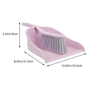 NOLITOY Small Broom and Dustpan Set, Mini Dust Pan and Brush Set, Handheld Dust Pan with Cleaning Brush Combo for Home, Table, Countertop, Sofa