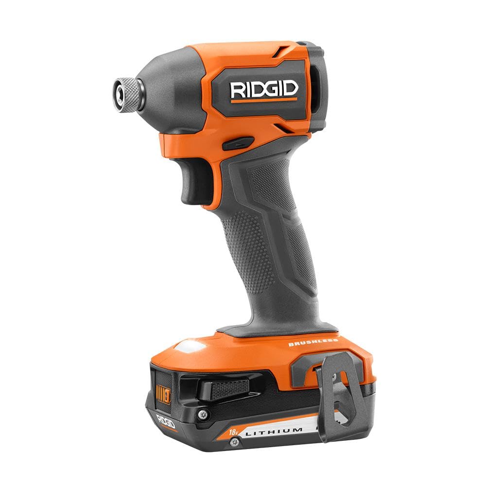 RIDGID 18V SubCompact Brushless 2-Tool Combo Kit IMPACT & DRILL DRIVER, R97801