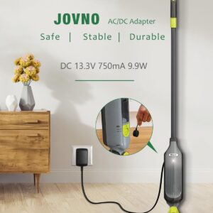 JOVNO for Shark VM252 VACMOP Charger Compatible with Shark VM252 VM252C QM252 VM250 VACMOP Pro Vacuum Adapter Round Magnetic Power Cord Replace Shark Cordless Hard Floor Vacuum Mop Magnetic Charger