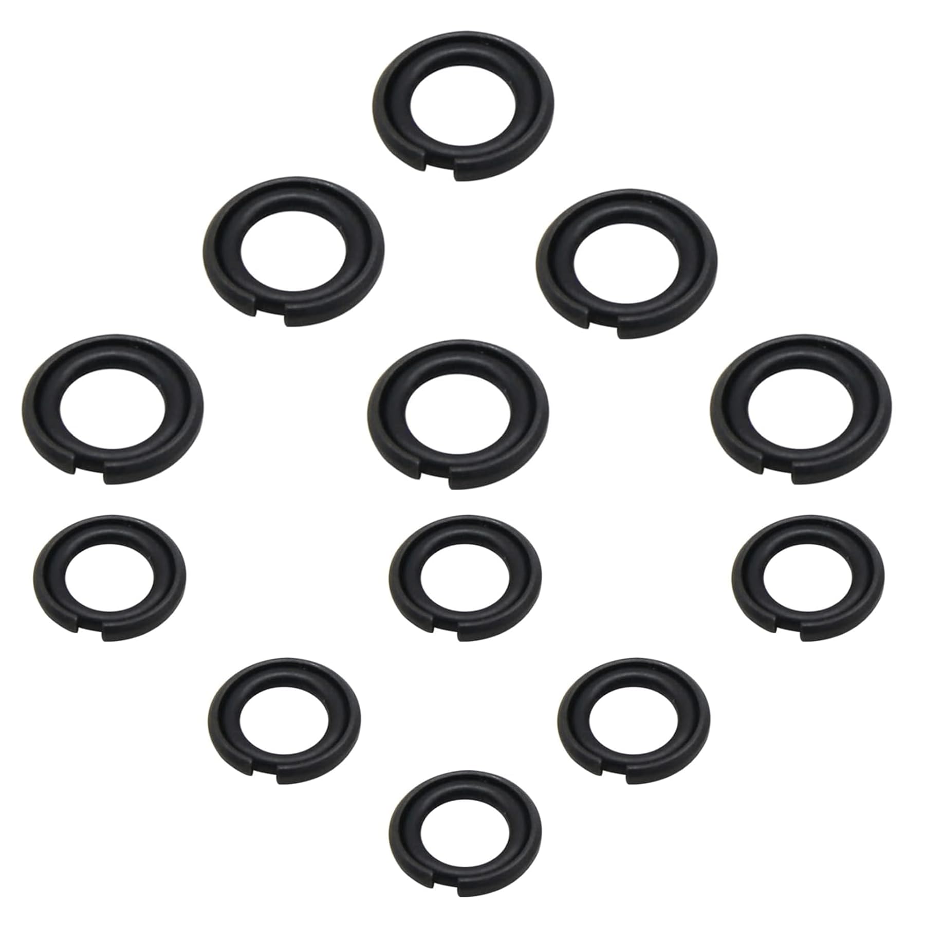 1/2"" & 3/8"" Impact Wrench Retainer rings with O-ring Fit for Electric Wrench/Pneumatic Wrench, Including Retainer Ring Anvil Install Tool, Impact Wrench Tool Parts and Accessories (6+6/Sets), Black