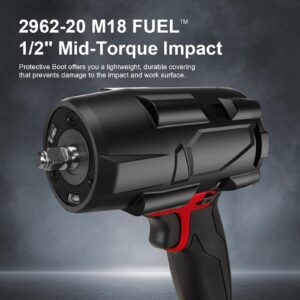 Replacement Part 49-16-2960 Mid-torque Impact Wrench Protective Boot Rubber Boot Fit For Milwaukee M18 2960-20, 2962-20, 2962P-20