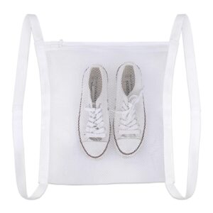 sneaker wash & dry net bag laundry bags for dryer sneaker laundry bags large honeycomber mesh bags with zipper and strap for shoes sneaker washing mesh net for most dryers door