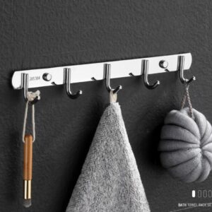 THTAJ 2 Pack Jacket Hanger Wall Mount, Closet Hooks Wall Mount，Wall Hooks for Hanging,Jacket Hooks Wall Mount，Clothing Hooks Wall Mount，Hanging Coat Rack ，Coat Hooks for Wall， Coat Rack Wall Mount