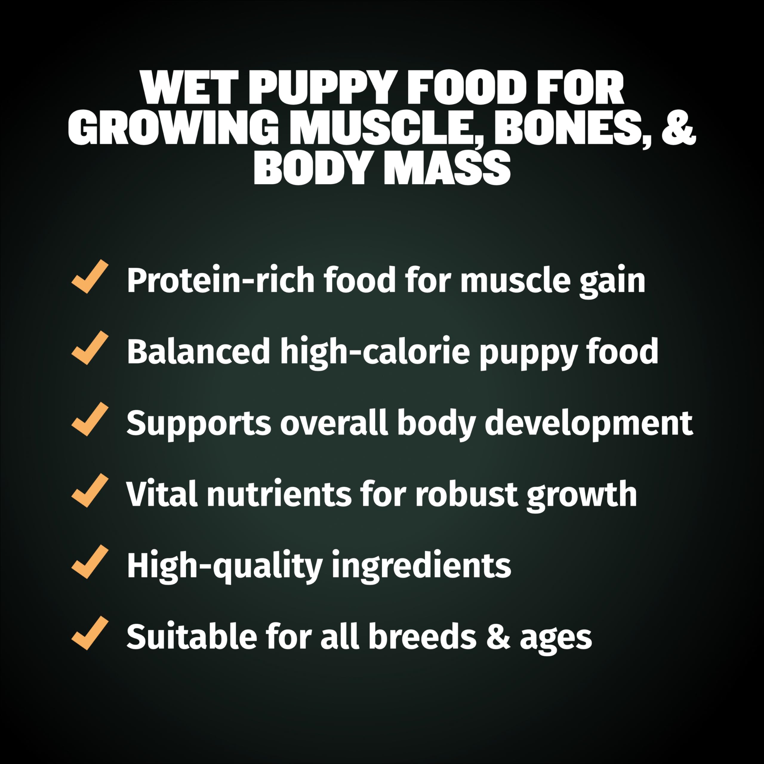 Bully Max Wet Puppy Food - Instant Fresh Dehydrated High Protein Soft Dog Food with Chicken - Healthy Growth for Small & Large Breed Puppies - 6 Dry Dog Food Pounds (Makes 16.5 lbs. of Wet Dog Food)