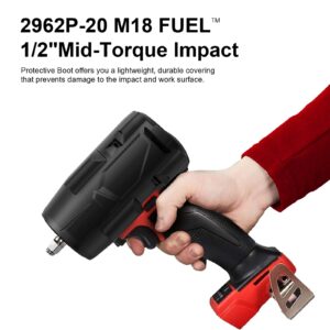 Replacement Part 49-16-2960 Mid-torque Impact Wrench Protective Boot Rubber Boot Fit For Milwaukee M18 2960-20, 2962-20, 2962P-20