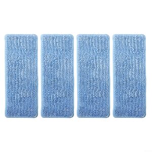 4PCS Mopping Pad Replacement, Superfine Fiber Cleaning Mop Cloth Accessories for Proscenic-P11/ P11 for Combo/ P10 /P10 Pro/ U1 Robot Vacuum Cleaner