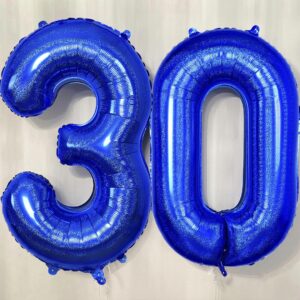 Navy Blue Number 20 Balloon 40 Inch,Dark Blue 20 Balloons Number Big Large Mylar 20th Birthday Balloon for Birthday Party Graduation Anniversary Decorations