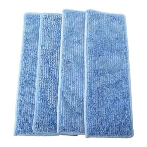 4pcs mopping pad replacement, superfine fiber cleaning mop cloth accessories for proscenic-p11/ p11 for combo/ p10 /p10 pro/ u1 robot vacuum cleaner