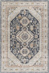 boutiquerugs kouta traditional area rug - natural gray - 9' x 12'2"