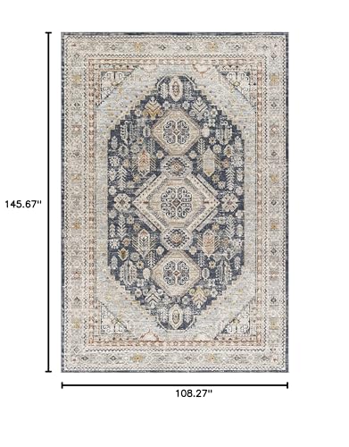 BoutiqueRugs Kouta Traditional Area Rug - Natural Gray - 9' x 12'2"