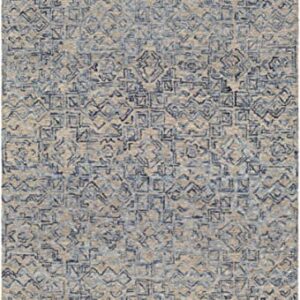 BoutiqueRugs Radisson Bohemian, Transitional Area Rug - Navy, Blue, Taupe - 8' x 10'