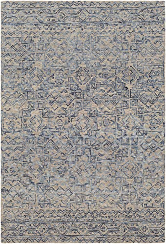 BoutiqueRugs Radisson Bohemian, Transitional Area Rug - Navy, Blue, Taupe - 8' x 10'