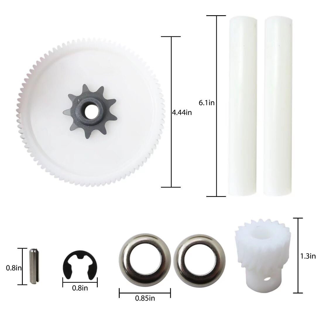 Trash Compactor Drive Gear Kit Fit for Whirlpool 882699 (AP3122987) Replaces 14211018, 41001084, 4149667, 4154800, 4163381, 4163385, 7-49046, 7-49052, 7-49130, 7-76839, Y776839, Y777124