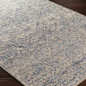 BoutiqueRugs Radisson Bohemian, Transitional Area Rug - Navy, Blue, Taupe - 8' x 10'