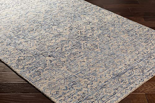 BoutiqueRugs Radisson Bohemian, Transitional Area Rug - Navy, Blue, Taupe - 8' x 10'