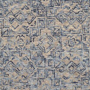 BoutiqueRugs Radisson Bohemian, Transitional Area Rug - Navy, Blue, Taupe - 8' x 10'