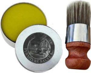 mulich wise owl furniture salve, upgrade wise owl furniture salve for leather, leather furniture salve and brush, furniture salve for leather wise owl, furniture salve for wood (1pc)